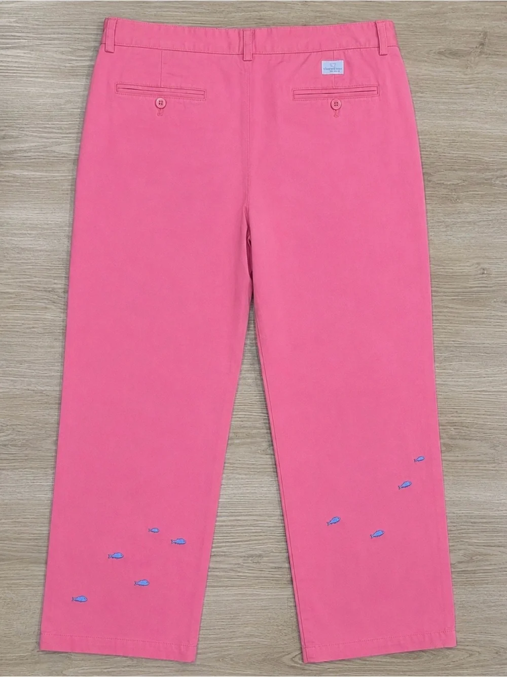 Vineyard Vines Men’s Bubblegum Pink Embroidered Whale Chinos